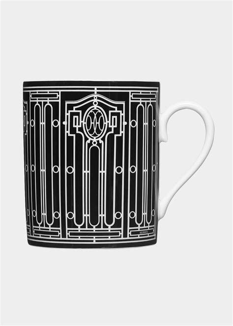 hermes h deco mug.